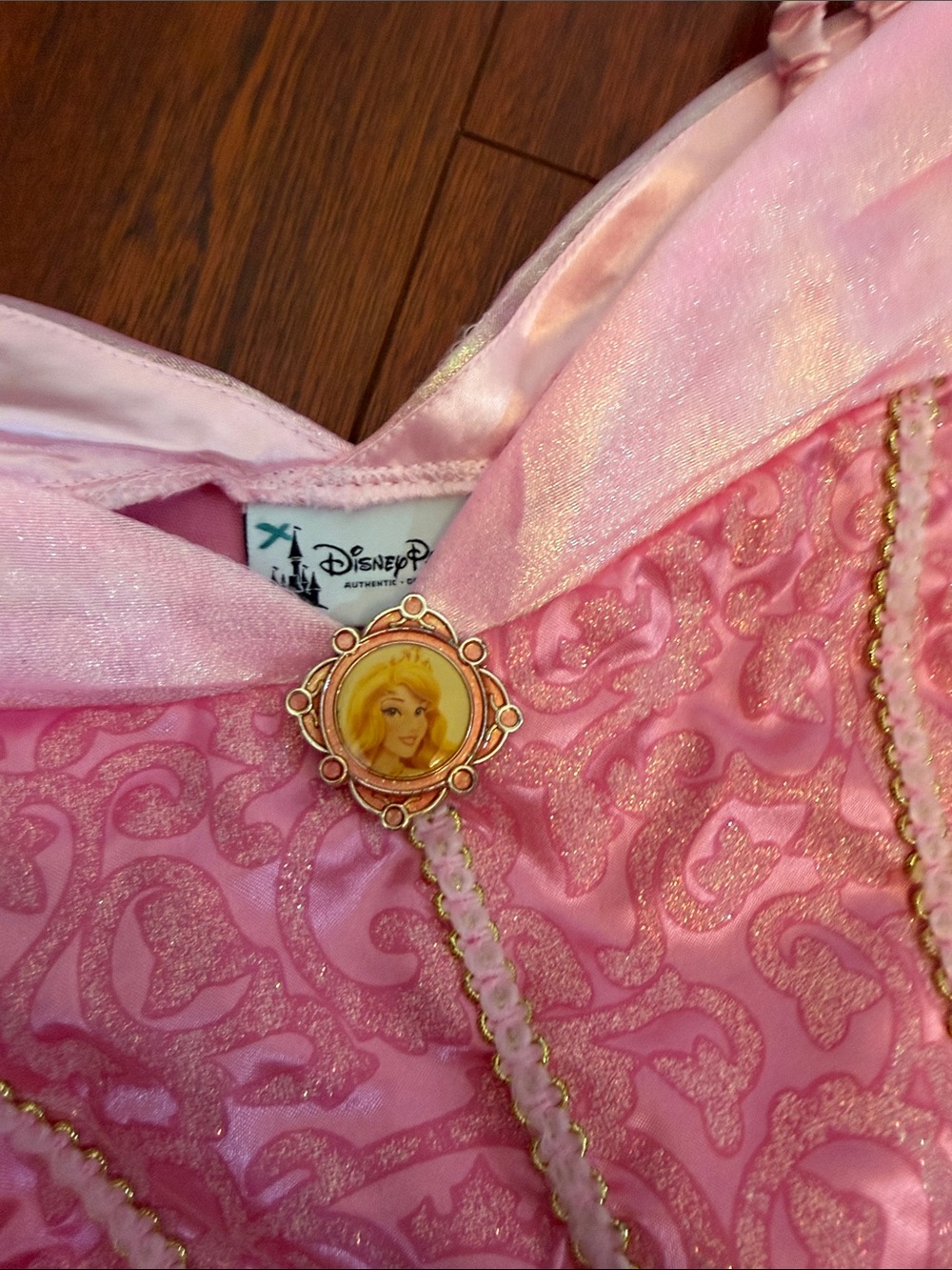 Disney Parks Sleeping Beauty Princess Aurora Pink Kids Costume Dress - Picture 8 of 15